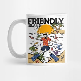 Friendly Island (color) Mug